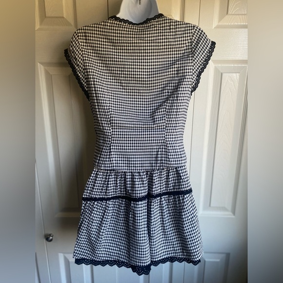 New Reformation Valetta Black and White Checkered Two-Piece Set Size 4 - Picture 12 of 15
